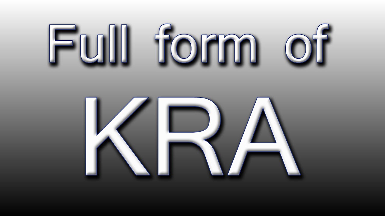 kra full form